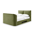 Koble Cordy Smart TV Bed Double Turtle Green from Roseland Furniture