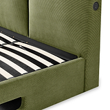 Koble Cordy Smart TV Bed Double Turtle Green from Roseland Furniture
