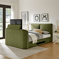 Koble Cordy Smart TV Bed Double Turtle Green from Roseland Furniture