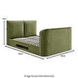 Koble Cordy Smart TV Bed King Turtle Green from Roseland Furniture