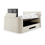 Koble Wafer Upholstered TV Bed Double from Roseland Furniture
