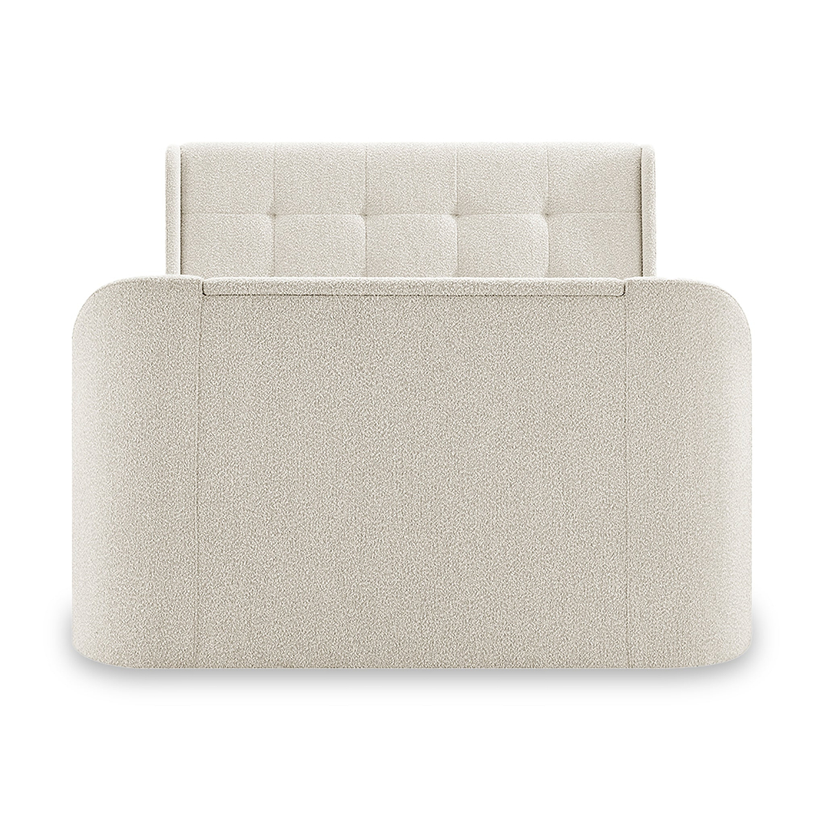 Koble Wafer Upholstered TV Bed Double from Roseland Furniture