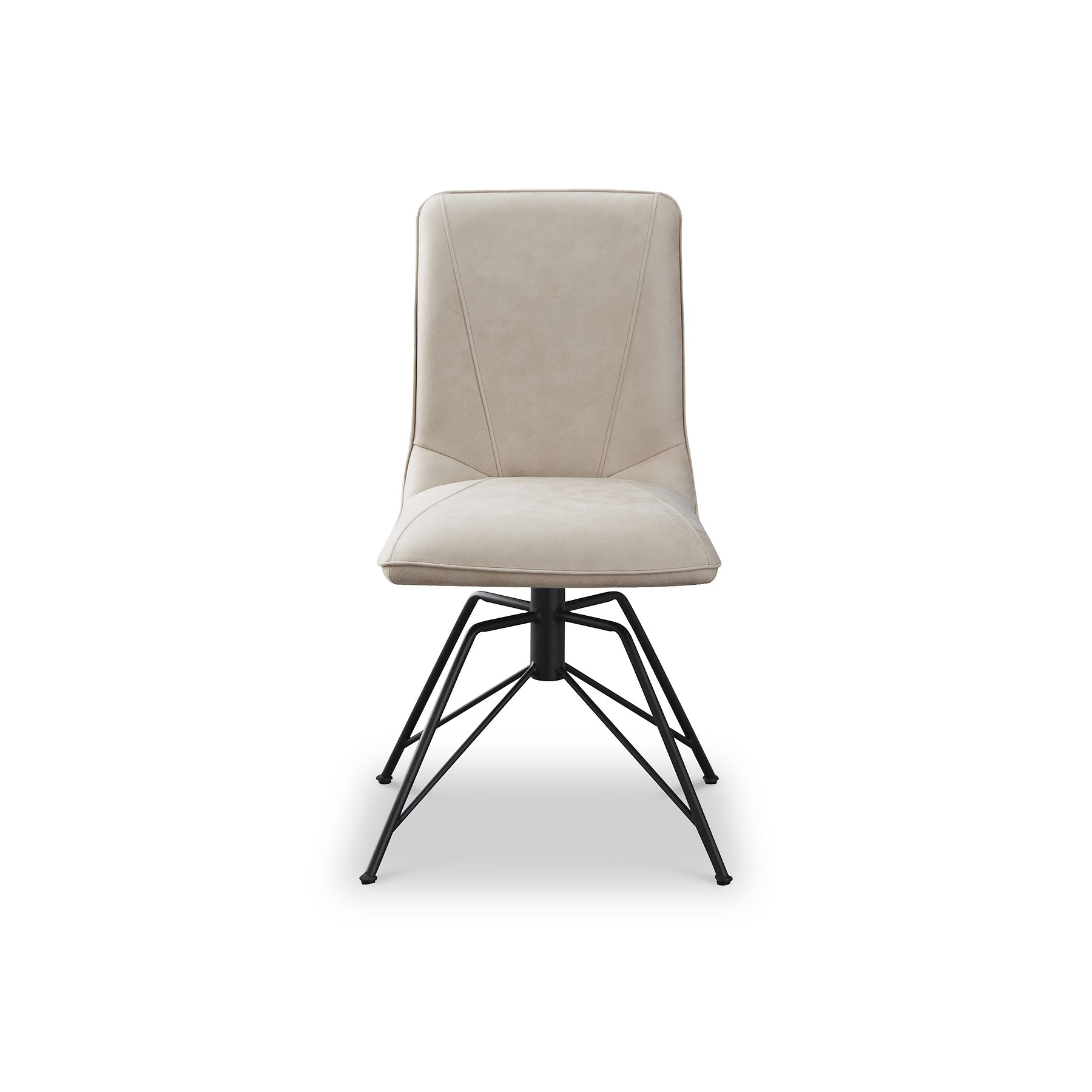 Calmore Taupe Faux Suede Dining Chair