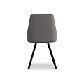 Callington Grey Velvet Dining Chair from Roseland Furniture