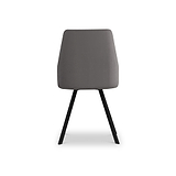 Callington Grey Velvet Dining Chair from Roseland Furniture