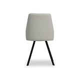 Callington Light Grey Faux Leather Dining Chair