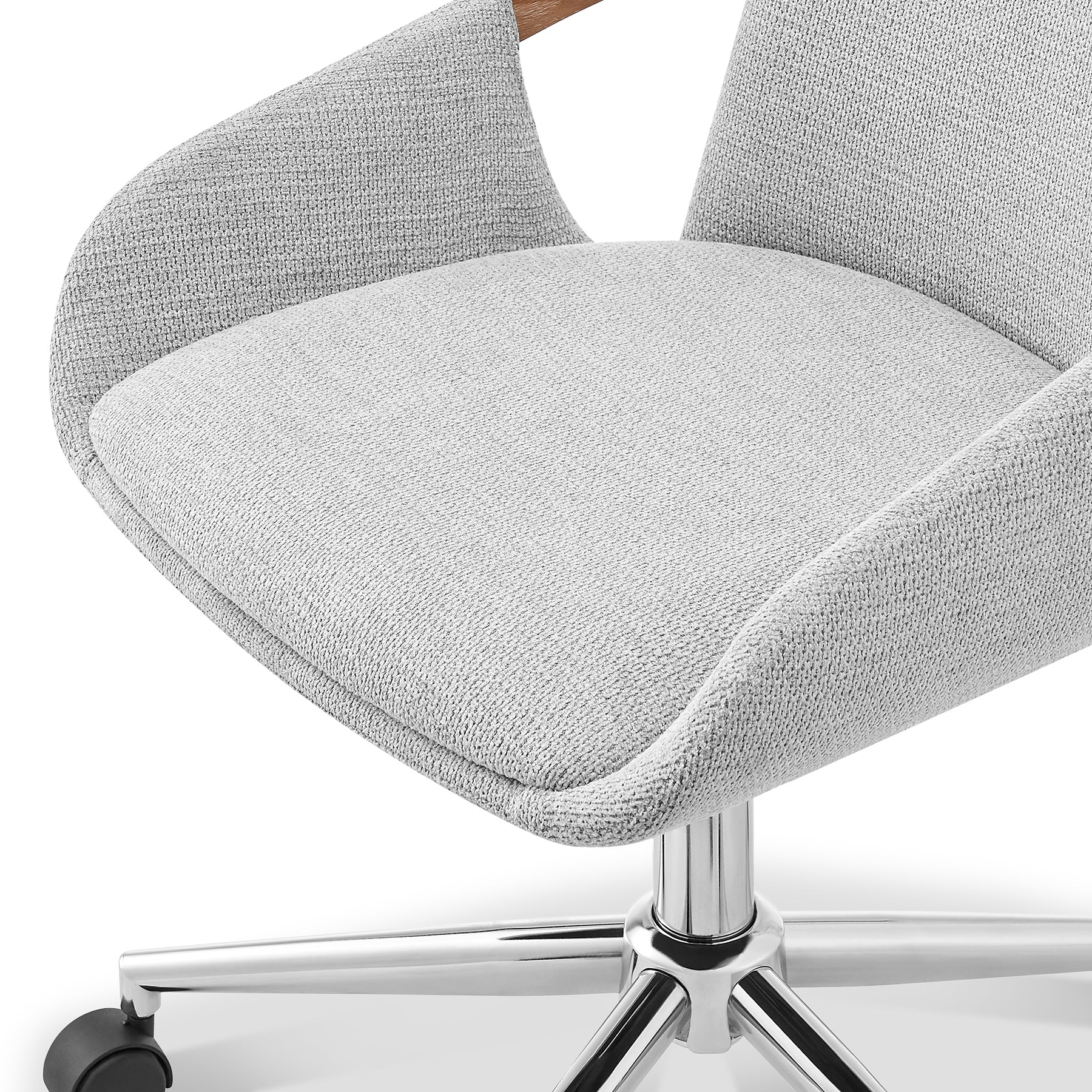 Koble Thea Upholstered Swivel Office Chair from Roseland Furniture