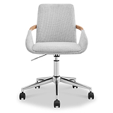 Koble Thea Upholstered Swivel Office Chair from Roseland Furniture