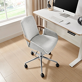 Koble Thea Upholstered Swivel Office Chair from Roseland Furniture