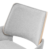 Koble Tove Upholstered Swivel Office Chair from Roseland Furniture