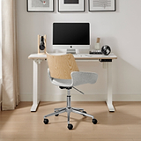 Koble Tove Upholstered Swivel Office Chair from Roseland Furniture