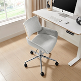 Koble Tove Upholstered Swivel Office Chair from Roseland Furniture