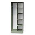 Hudson Tall Open Shelf Unit in Olive by Roseland Furniture