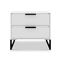 Hudson 2 Drawer Bedside Table from Roseland Furniture