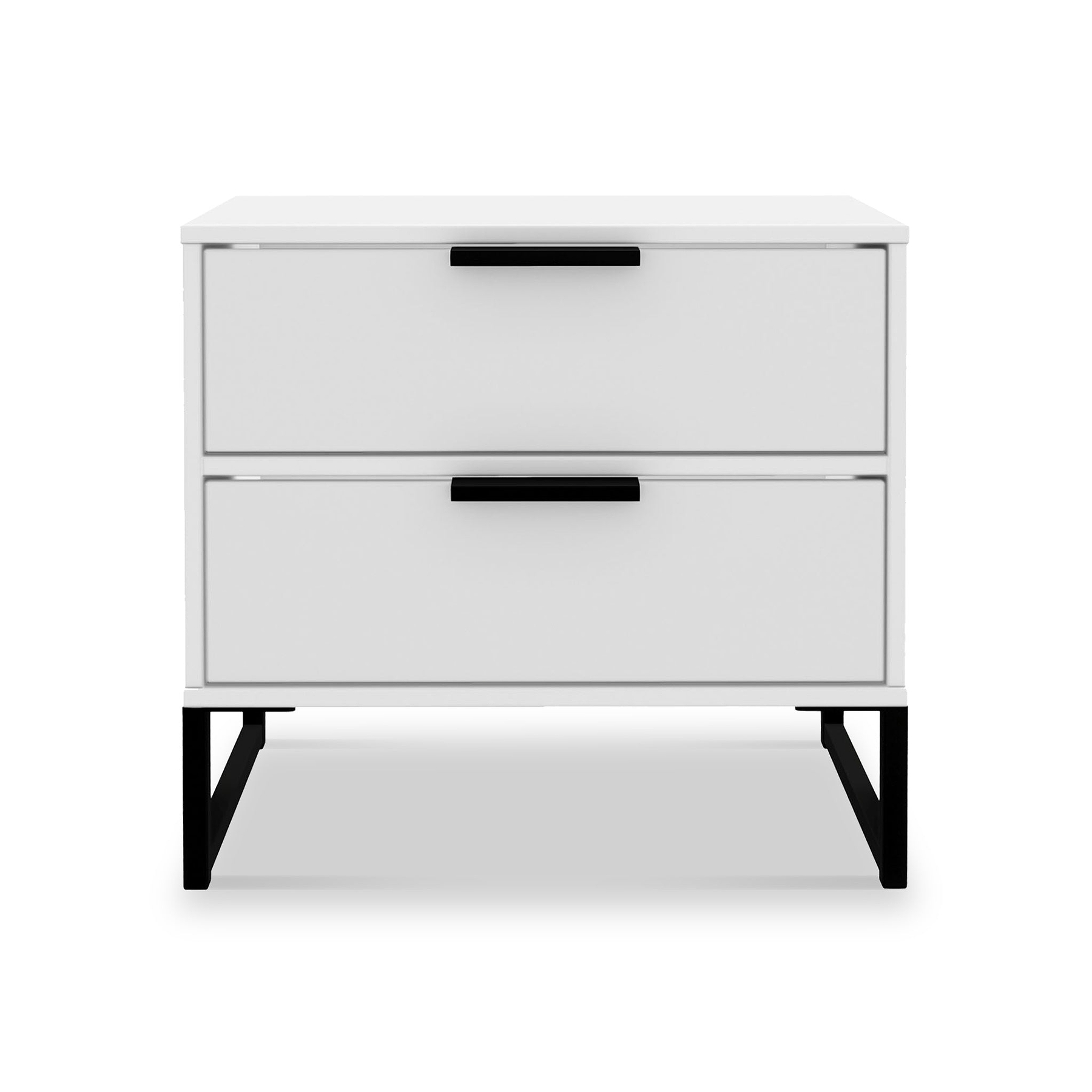 Hudson 2 Drawer Bedside Table from Roseland Furniture