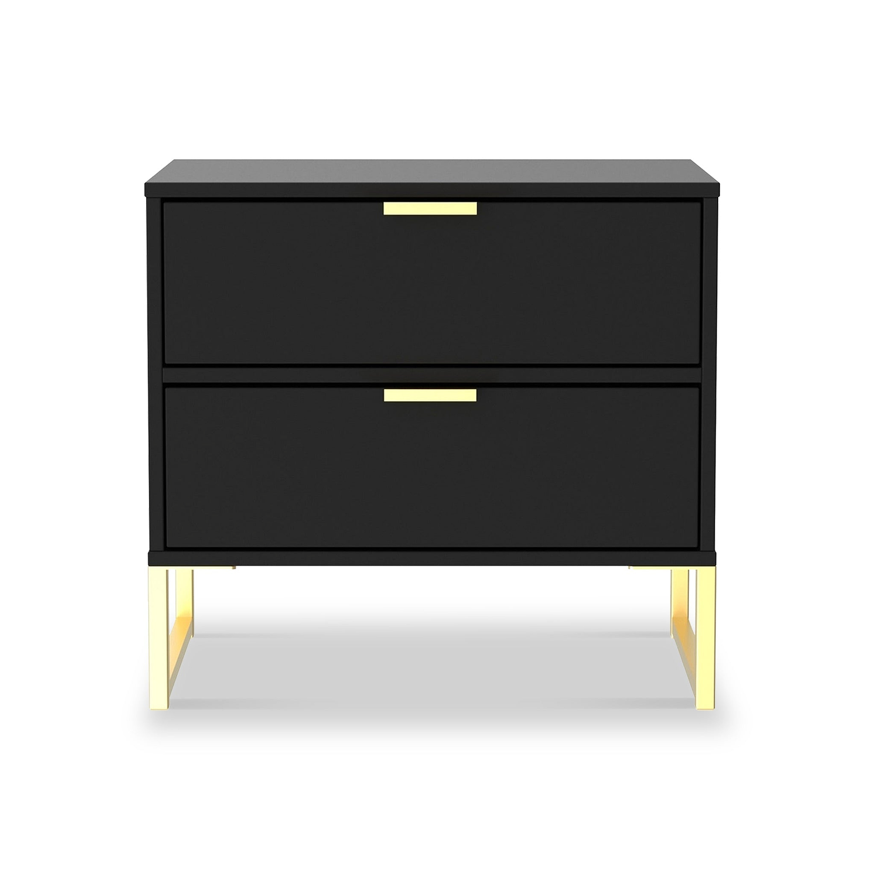 Hudson 2 Drawer Bedside Table from Roseland Furniture