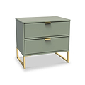 Hudson 2 Drawer Bedside Table from Roseland Furniture