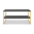 Hudson Black and Gold Coffee Table from Roseland Furniture