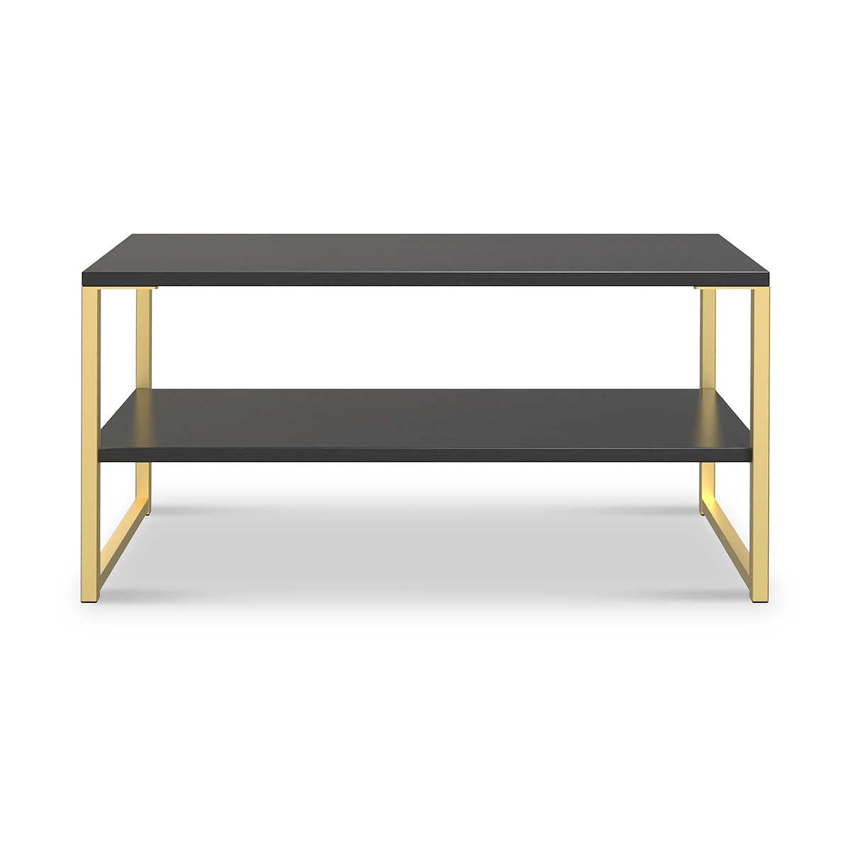 Hudson Black and Gold Coffee Table from Roseland Furniture
