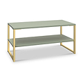 Hudson Olive and Gold Coffee Table from Roseland Furniture
