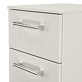 Hadley 2 Drawer Bedside Grey from Roseland Furniture