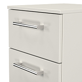 Hadley 2 Drawer Bedside Grey from Roseland Furniture
