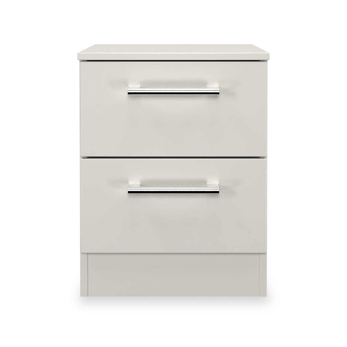 Hadley 2 Drawer Bedside Grey from Roseland Furniture