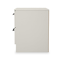 Hadley 2 Drawer Bedside Grey from Roseland Furniture