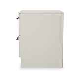 Hadley 2 Drawer Bedside Grey from Roseland Furniture