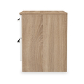 Hadley 2 Drawer Bedside White Oak from Roseland Furniture
