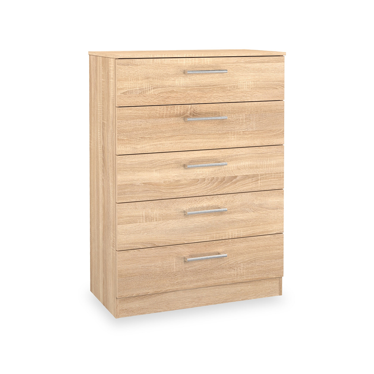 Hadley 5 Drawer Chest Oak from Roseland Furniture