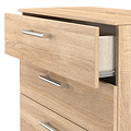 Hadley 5 Drawer Chest Oak from Roseland Furniture