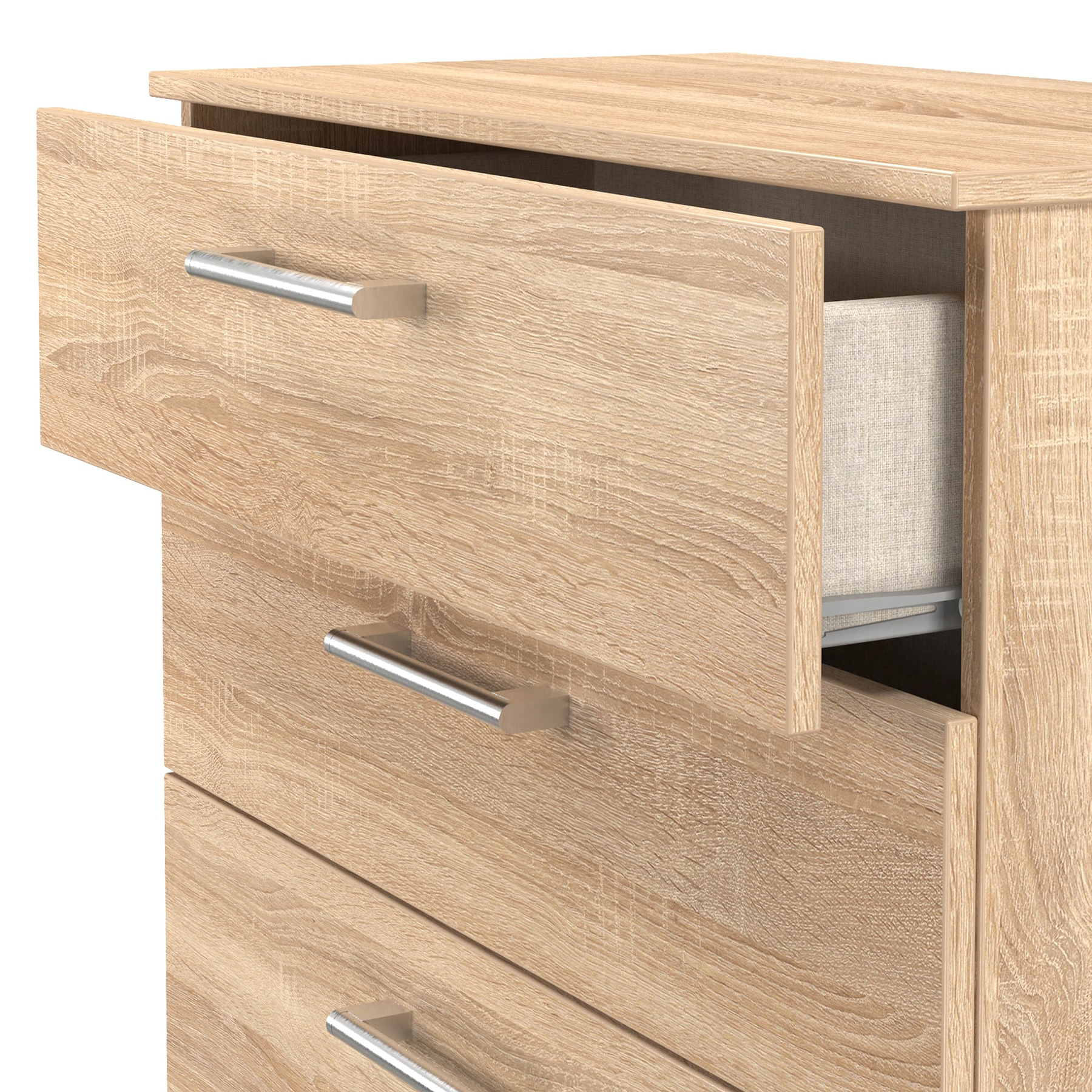 Hadley 5 Drawer Chest Oak from Roseland Furniture