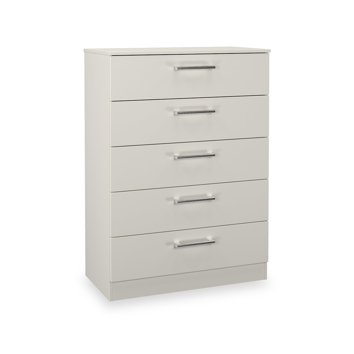 Hadley 5 Drawer Chest Grey from Roseland Furniture
