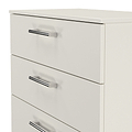 Hadley 5 Drawer Chest Grey from Roseland Furniture