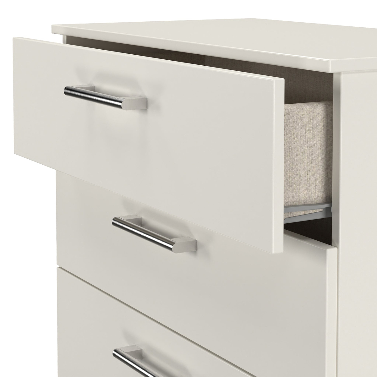 Hadley 5 Drawer Chest Grey from Roseland Furniture