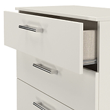 Hadley 5 Drawer Chest Grey from Roseland Furniture