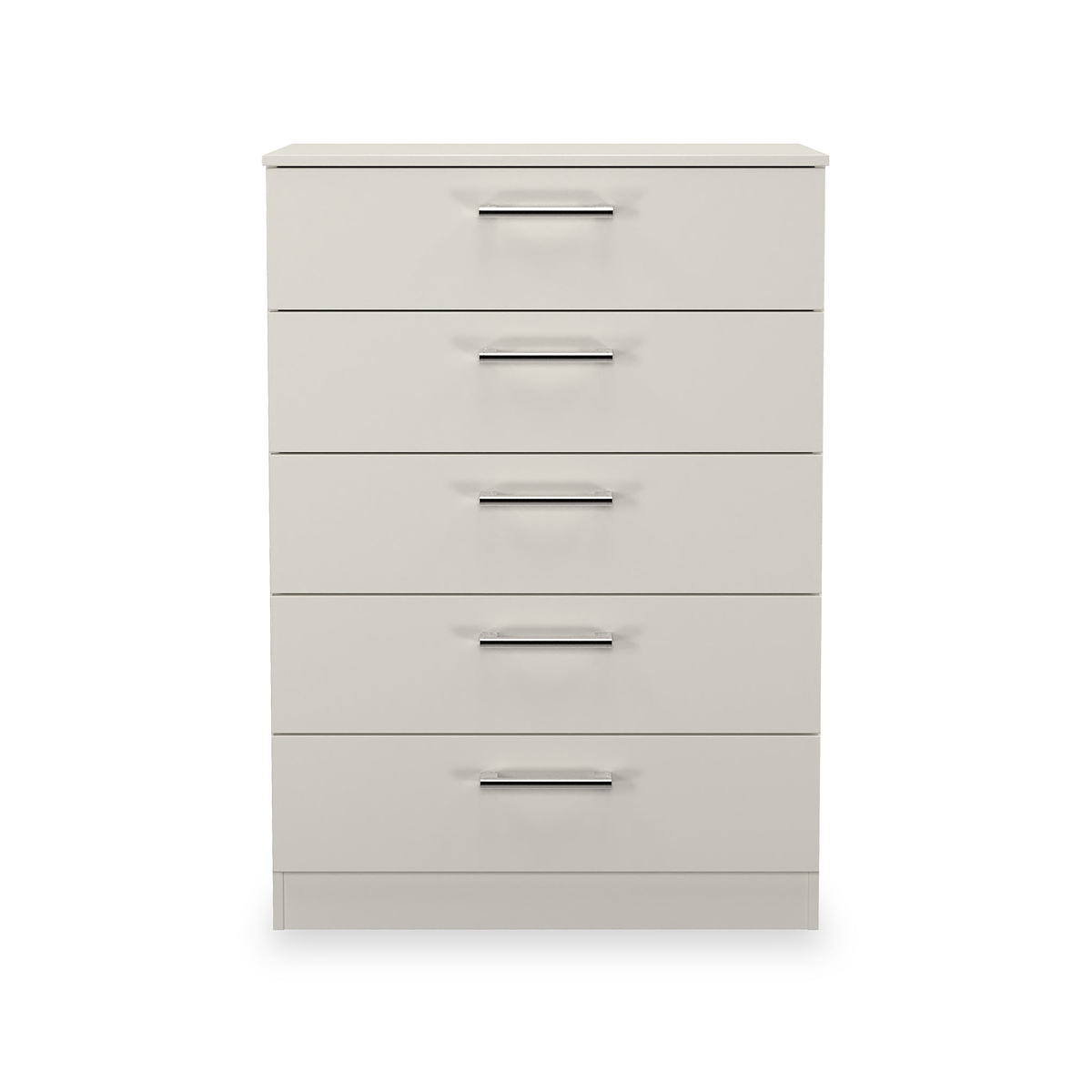 Hadley 5 Drawer Chest Grey from Roseland Furniture