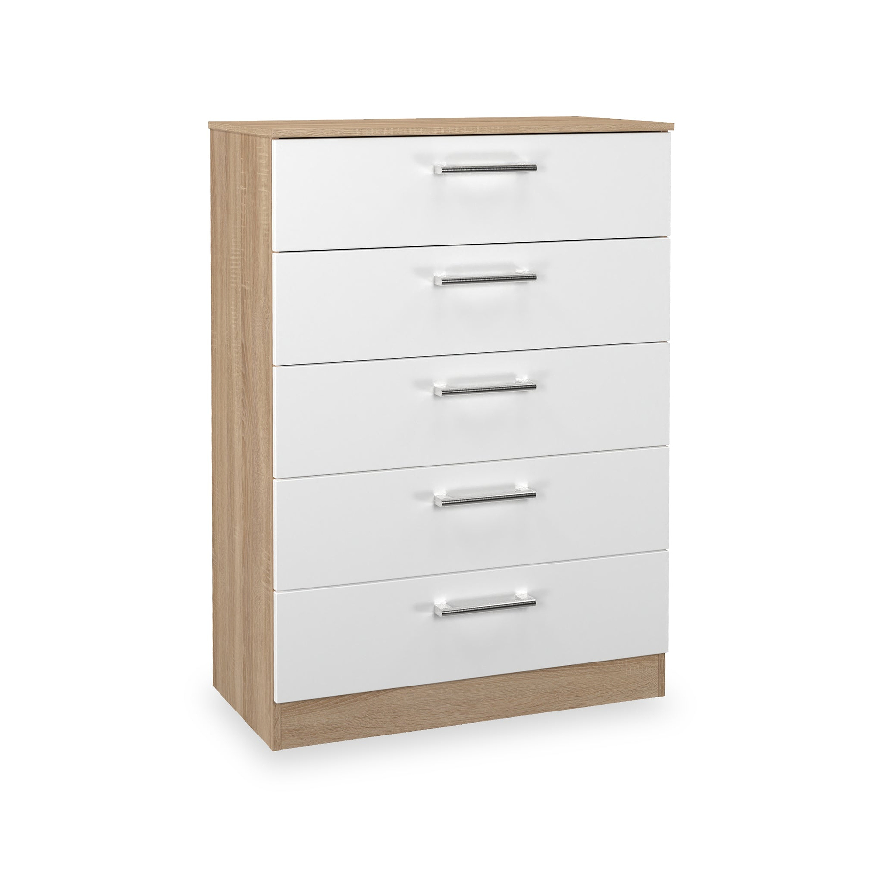 Hadley 5 Drawer Chest White Oak from Roseland Furniture