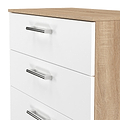 Hadley 5 Drawer Chest White Oak from Roseland Furniture