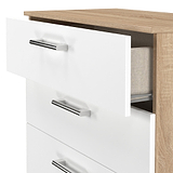 Hadley 5 Drawer Chest White Oak from Roseland Furniture