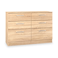 Hadley 6 Drawer Chest Oak from Roseland Furniture