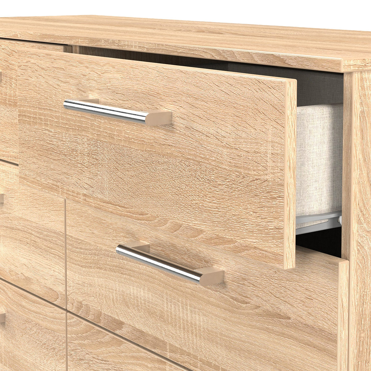 Hadley 6 Drawer Chest Oak from Roseland Furniture