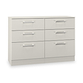 Hadley 6 Drawer Chest Grey from Roseland Furniture