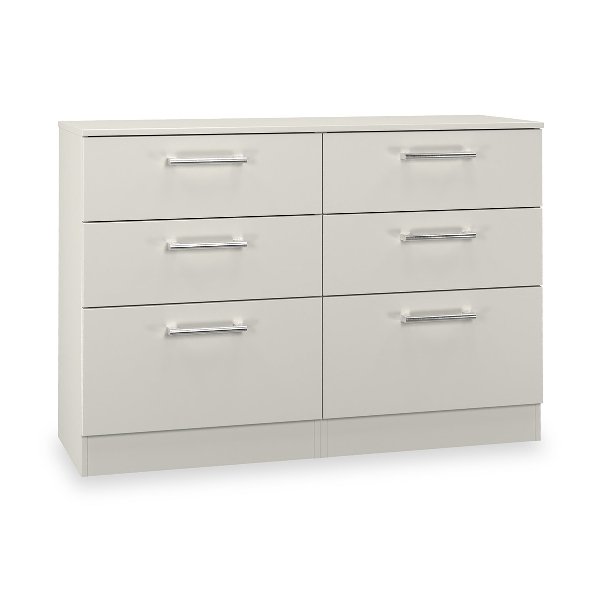 Hadley 6 Drawer Chest Grey from Roseland Furniture
