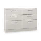 Hadley 6 Drawer Chest Grey from Roseland Furniture