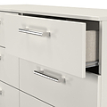 Hadley 6 Drawer Chest Grey from Roseland Furniture