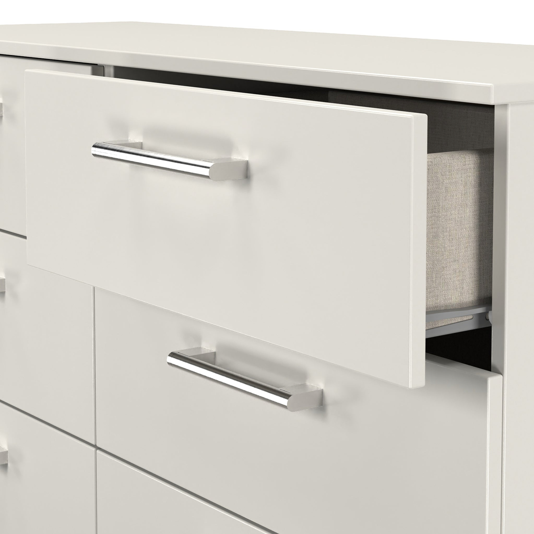 Hadley 6 Drawer Chest Grey from Roseland Furniture