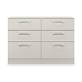 Hadley 6 Drawer Chest Grey from Roseland Furniture