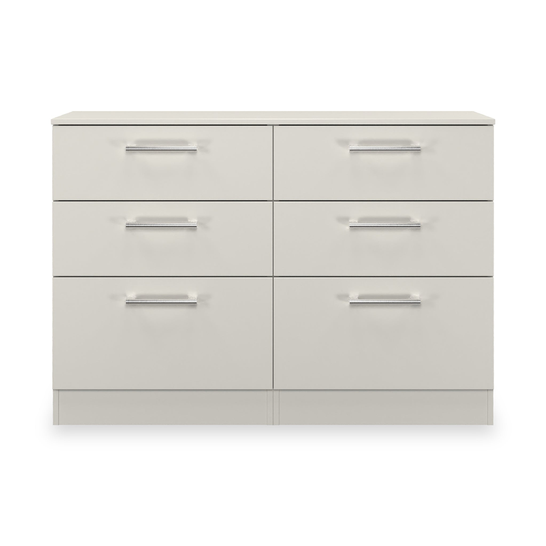 Hadley 6 Drawer Chest Grey from Roseland Furniture